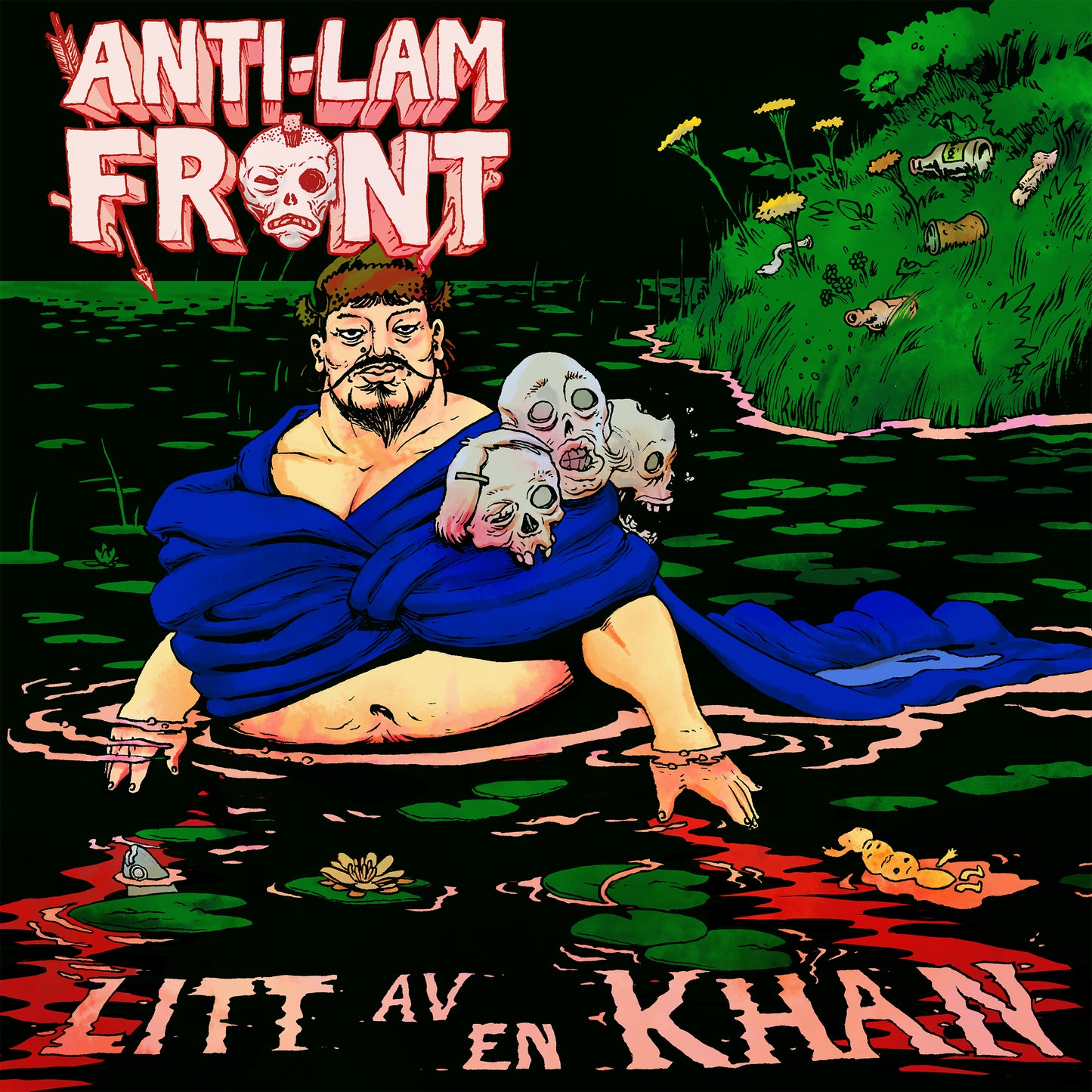 Anti-Lam Front/Headless Frank Split 7"